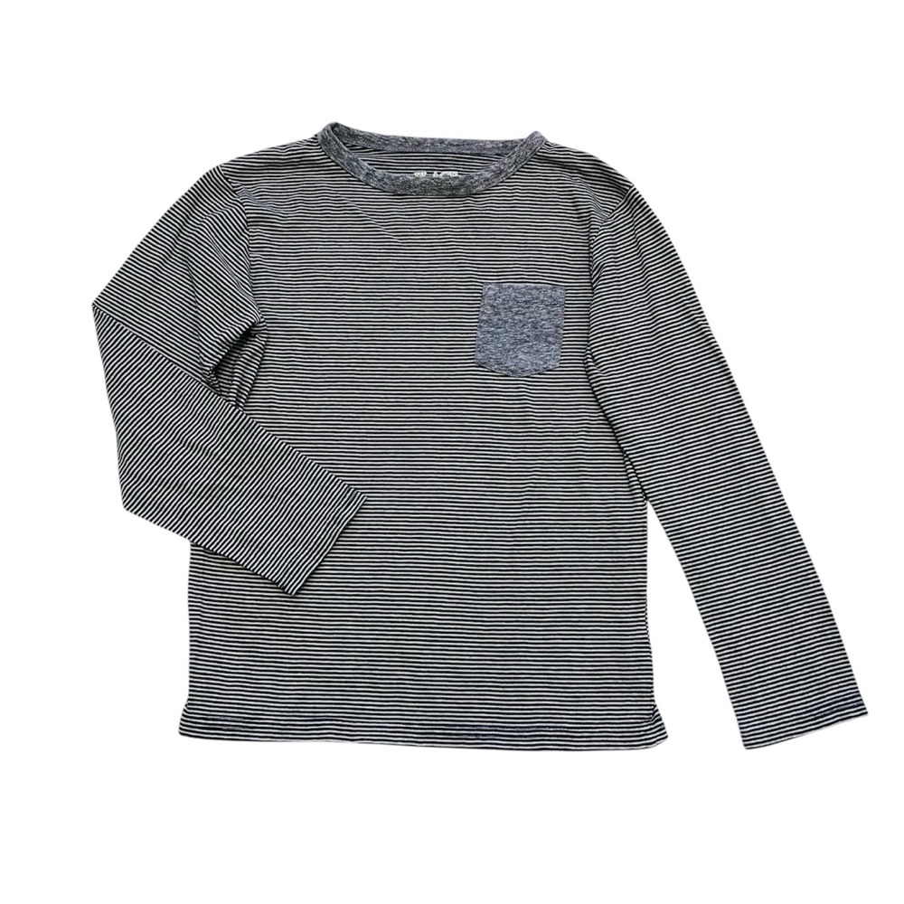 The Children's Place Black and White Long Sleeve Tee